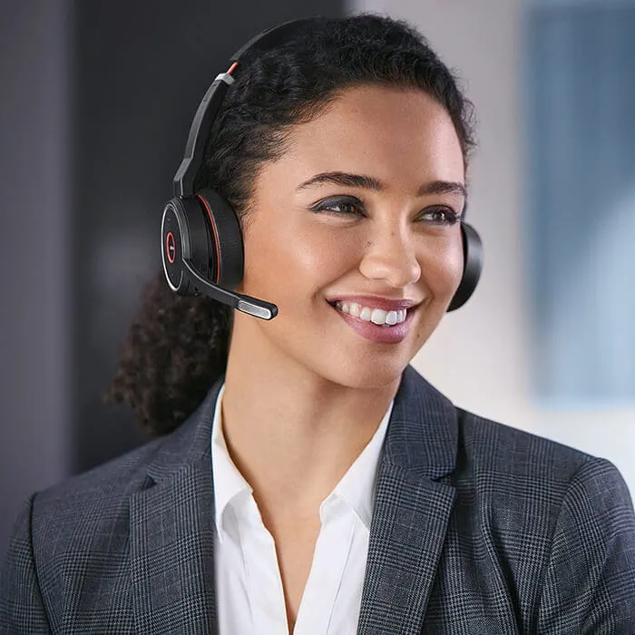 Jabra EVOLVE 75 Duo USB NC Kablosuz Kulak Üstü Kulaklık
